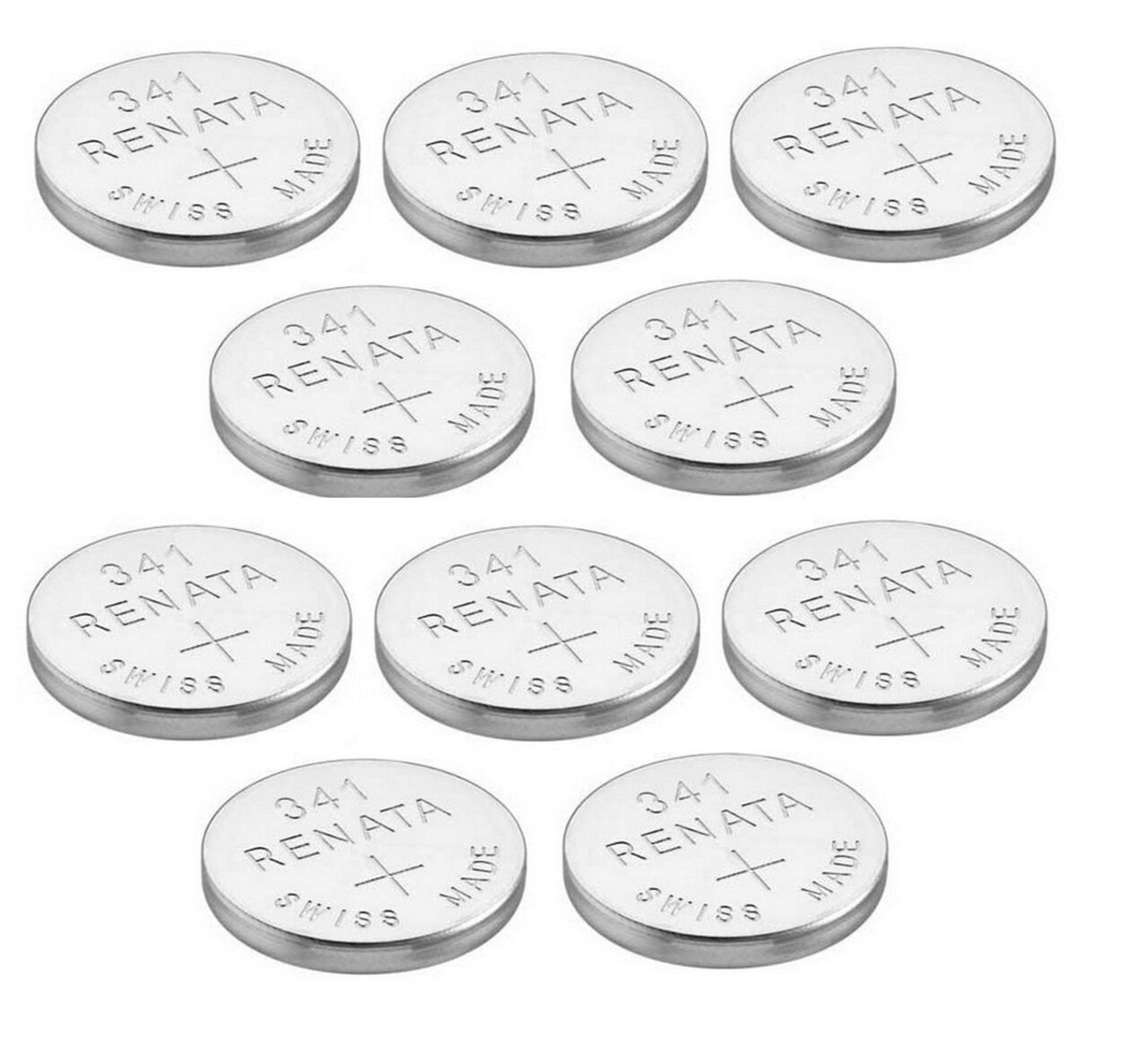 renata 341 SR714SW 1PACK X (10PCS) Silver 1.55V Watch battery Made in swiss